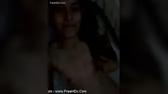 Bangalore Babe Flashing Hairy Pussy And Boobs In Selfie Vid
