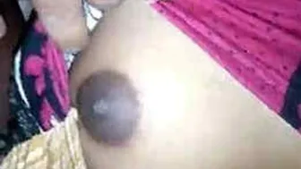 Village GF Exposing Her Big Tits For Boyfriend Recording
