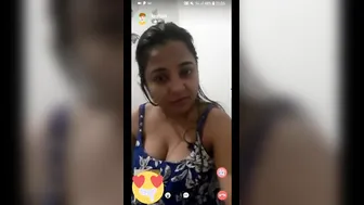 Horny GF Showing Off Tits And Pussy On Video Call