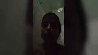 Village Wife Taking Nude Selfie For Her Husband Away At Work