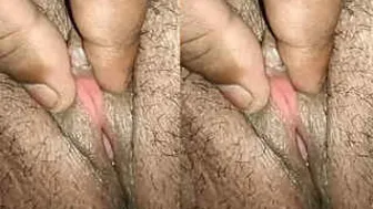 Wet Pussy Getting Fingered Closeup Spreading Lips For Camera