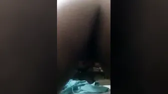 College Slut Inserting Cream And Fingering Her Tight Pussy