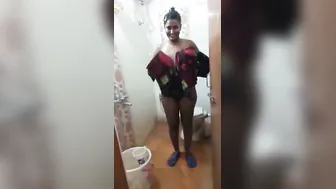 Mallu Babe Getting Naked And Bathing Soaping Her Curvy Body Up