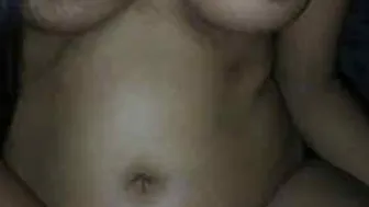 Busty GF Stroking His Cock And Riding Him Till He Cums