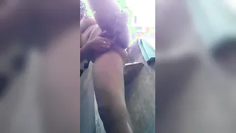 Busty Desi GF Teasing With Her Huge Natural Tits Selfie