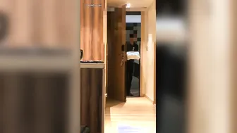 Married Desi Wife Drops Towel Teasing Hotel Room Service Guy