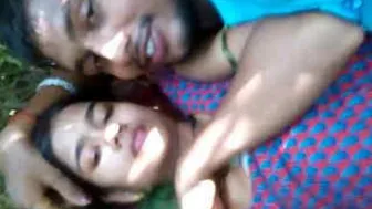 Outdoor Romance With My Lover Getting Frisky In Hidden Location