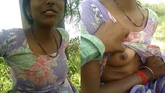 Lovers Getting Naughty Outdoors Finding Private Spot For Romance