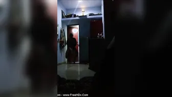 Tamil Bhabhi Wrapped In Towel After Bath Dropping It For Him