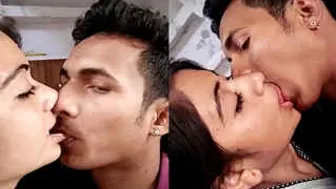 Indian Lovers Making Out Passionately Behind Closed Doors