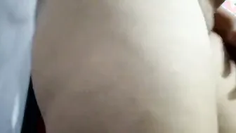 Wife Stripping Off Her Jeans And Panties Revealing Juicy Pussy