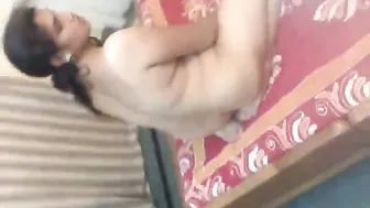 Sexy Desi Boudi Stripping Naked And Masturbating On Camera