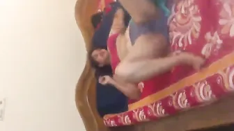 Sexy Desi Boudi Stripping Naked And Masturbating On Camera