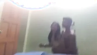 Topless Wife Dancing Drunk With Local Boys At Late Night Party