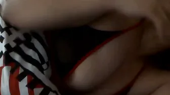 Naughty Bhabhi Exposing Her Nipples While Husband At Work