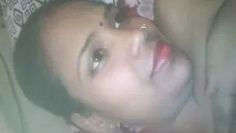 Indian Wife Showing Her Big Tits And Spreading Her Pussy Wide