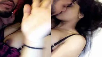 Naughty Babe With Dark Nipples Kissing And Making Out Hard