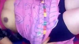 Horny Married Woman Exposing Her Tits And Pussy For Lovers