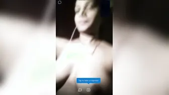 Horny GF Flaunting Her Big Tits And Wet Pussy On Video Call