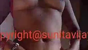 Young Indian Babe Recording Herself Stripping Naked In Bedroom