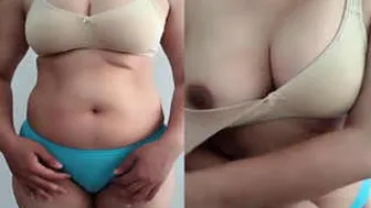 Desi GF Teasing And Showing Off Her Natural Tits On Camera