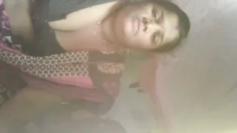 Odia Married Woman Flashing Her Big Natural Tits On Camera