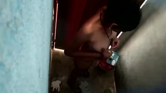 Indian Wife Getting Dressed After Her Hot Shower Captured