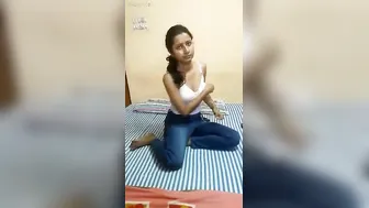 Married Woman Stripping Naked After Coming Home From Work