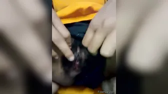 Sexy Babe Spreading Wide Fingering Her Pussy Moaning So Loud