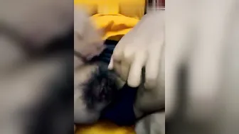 Sexy Babe Spreading Wide Fingering Her Pussy Moaning So Loud