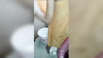 Desi Wife Caught Bathing In Her Village Bathroom Secretly