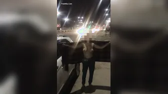 Delhi Wife Flashing Tits Topless In Car During Rush Hour Dare