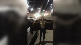 Delhi Wife Flashing Tits Topless In Car During Rush Hour Dare