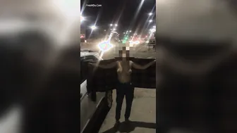 Delhi Wife Flashing Tits Topless In Car During Rush Hour Dare