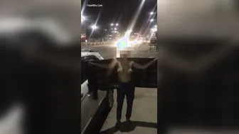 Delhi Wife Flashing Tits Topless In Car During Rush Hour Dare