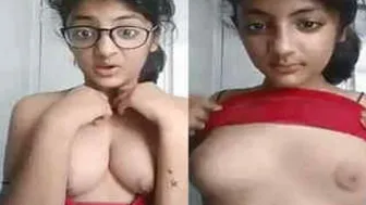 Indian Teen Girl Secretly Filming Herself Naked In Her Bedroom