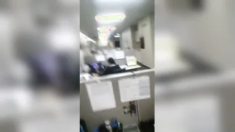 My Wife Flashing Her Tits And Pussy At Work Between Meetings