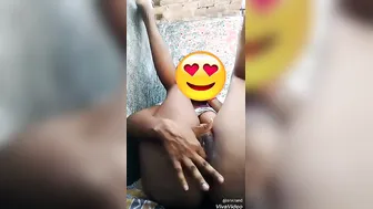Indian GF Fingering Pussy Recording Selfie For Her Guy