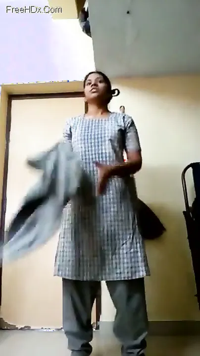 College GF Changing Dress In Bathroom Recording Herself