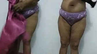 Horny Wife Removing Clothes Exposing Her Tits And Pussy For Me