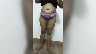 Horny Wife Removing Clothes Exposing Her Tits And Pussy For Me
