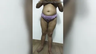 Horny Wife Removing Clothes Exposing Her Tits And Pussy For Me