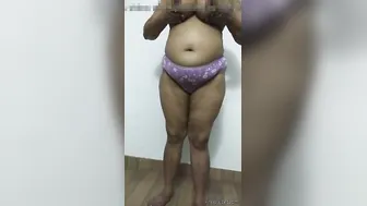 Horny Wife Removing Clothes Exposing Her Tits And Pussy For Me