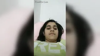 Desi College Girl Exposing Her Massive Boobs On Live Stream