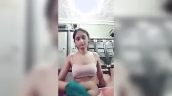 Cute Desi Girl Getting Completely Naked On Bed For Boyfriend