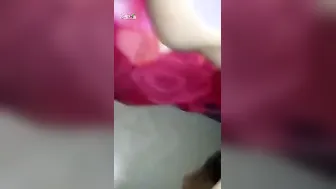 Married Bhabhi Spreading Legs Wide Exposing Her Wet Pussy Lips