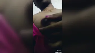 Tamil GF Taking Nude Selfie Teasing With Her Assets