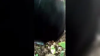 Village Girl Flashing Boobs And Sucking Cock Outdoors In Public