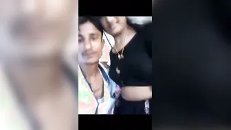 Groping My GF's Soft Boobs Kissing Them In Our Bedroom