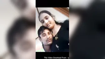 Groping My GF's Soft Boobs Kissing Them In Our Bedroom